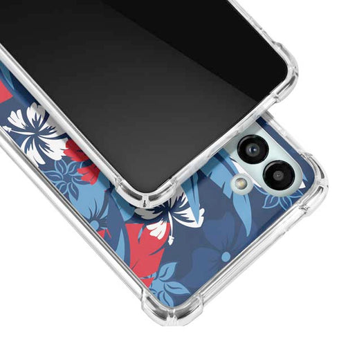 NFL Tennessee Titans Tropical Print Galaxy A13 5G Clear Case