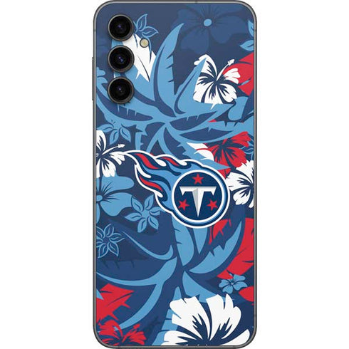 NFL Tennessee Titans Tropical Print Galaxy A14 5G Skin