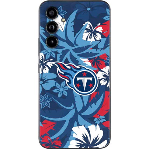 NFL Tennessee Titans Tropical Print Galaxy A54 5G Skin
