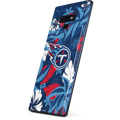 NFL Tennessee Titans Tropical Print Galaxy Note 9 Skin