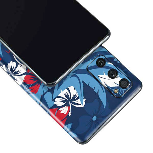 NFL Tennessee Titans Tropical Print Galaxy S20 Fan Edition Skin