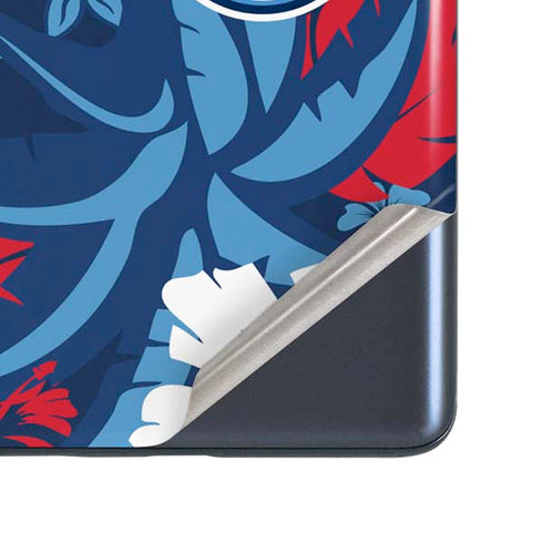 NFL Tennessee Titans Tropical Print Galaxy S20 Fan Edition Skin