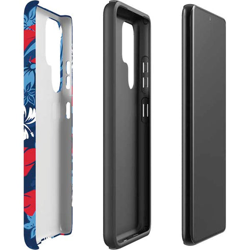 NFL Tennessee Titans Tropical Print Galaxy S22 Ultra Pro Case