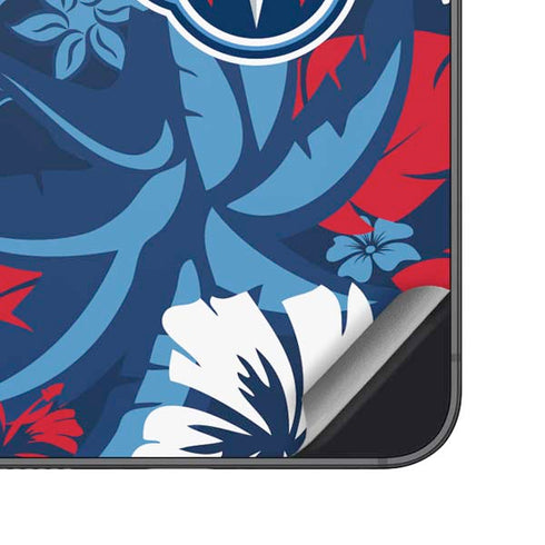 NFL Tennessee Titans Tropical Print Galaxy S23 Skin