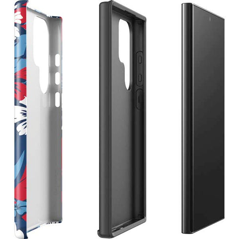 NFL Tennessee Titans Tropical Print Galaxy S24 Ultra Impact Case