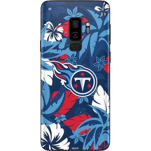 NFL Tennessee Titans Tropical Print Galaxy S9 Plus Skin