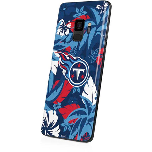 NFL Tennessee Titans Tropical Print Galaxy S9 Skin