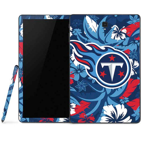 NFL Tennessee Titans Tropical Print Samsung Galaxy Tab Skin