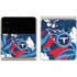 NFL Tennessee Titans Tropical Print Galaxy Z Flip3 5G Skin
