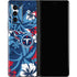 NFL Tennessee Titans Tropical Print Galaxy Z Fold2 5G Skin