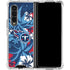NFL Tennessee Titans Tropical Print Galaxy Z Fold4 5G Clear Case