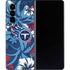 NFL Tennessee Titans Tropical Print Galaxy Z Fold4 5G Skin