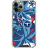NFL Tennessee Titans Tropical Print iPhone 11 Pro Max Clear Case