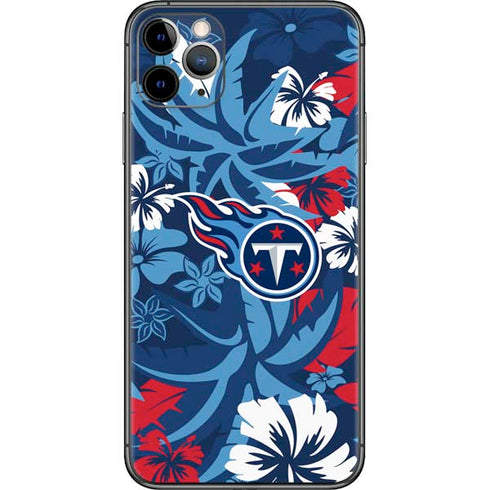 NFL Tennessee Titans Tropical Print iPhone 11 Pro Max Skin