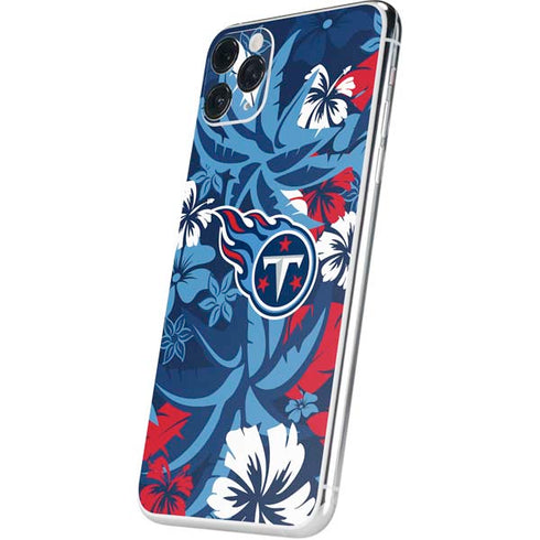 NFL Tennessee Titans Tropical Print iPhone 11 Pro Max Skin