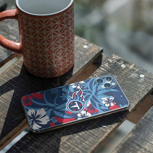 NFL Tennessee Titans Tropical Print iPhone 11 Pro Max Skin