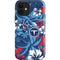 NFL Tennessee Titans Tropical Print iPhone 12 Impact Case
