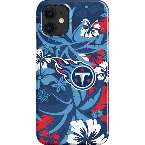NFL Tennessee Titans Tropical Print iPhone 12 Mini Lite Case