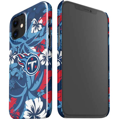 NFL Tennessee Titans Tropical Print iPhone 12 Mini Lite Case
