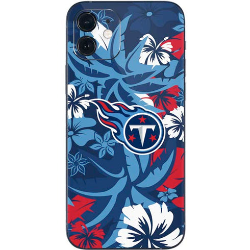 NFL Tennessee Titans Tropical Print iPhone 12 Mini Skin