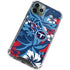 NFL Tennessee Titans Tropical Print iPhone 12 Pro Clear Case