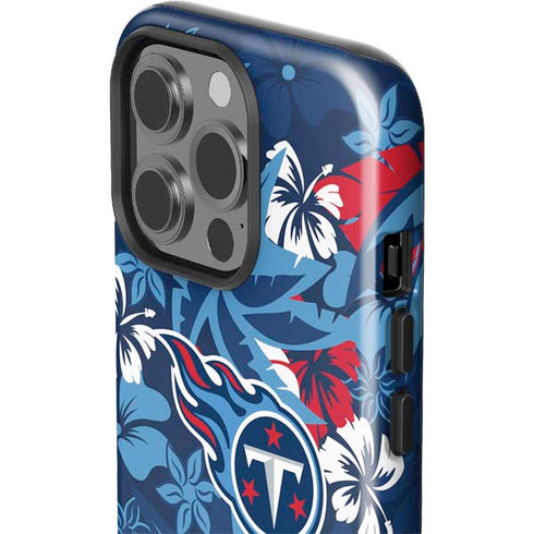 NFL Tennessee Titans Tropical Print iPhone 14 Pro Impact Case