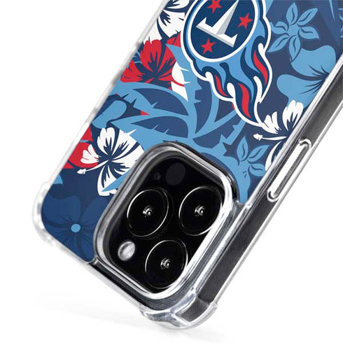 NFL Tennessee Titans Tropical Print iPhone 15 Pro Max MagSafe Case