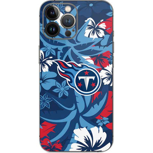 NFL Tennessee Titans Tropical Print iPhone 14 Pro Max Skin