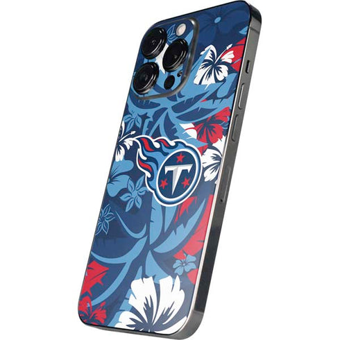 NFL Tennessee Titans Tropical Print iPhone 14 Pro Max Skin