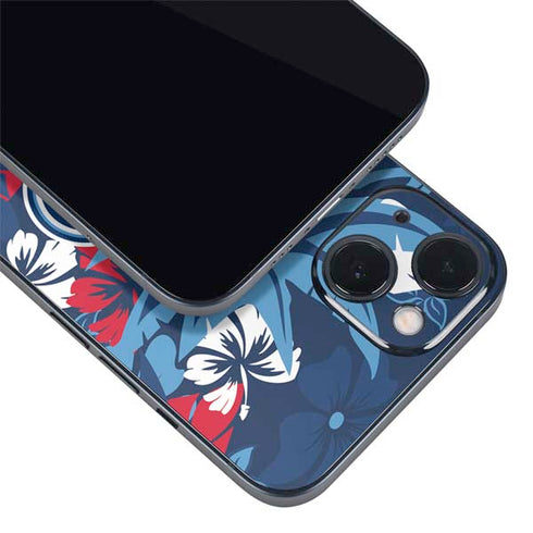 NFL Tennessee Titans Tropical Print iPhone 14 Skin