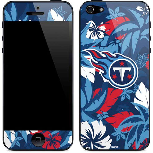 NFL Tennessee Titans Tropical Print iPhone 5/5s/5SE Skin