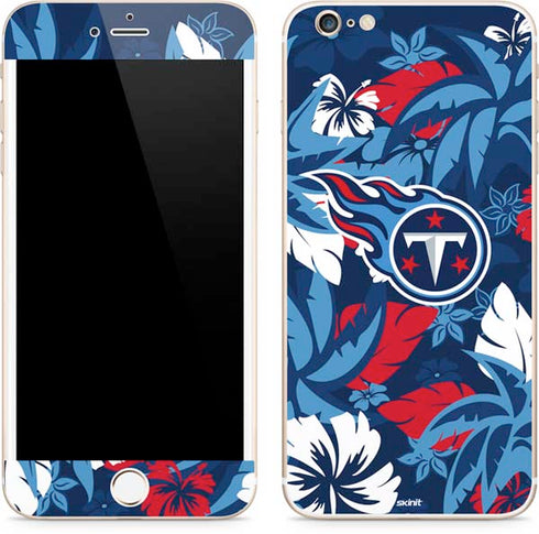 NFL Tennessee Titans Tropical Print iPhone 6/6s Plus Skin