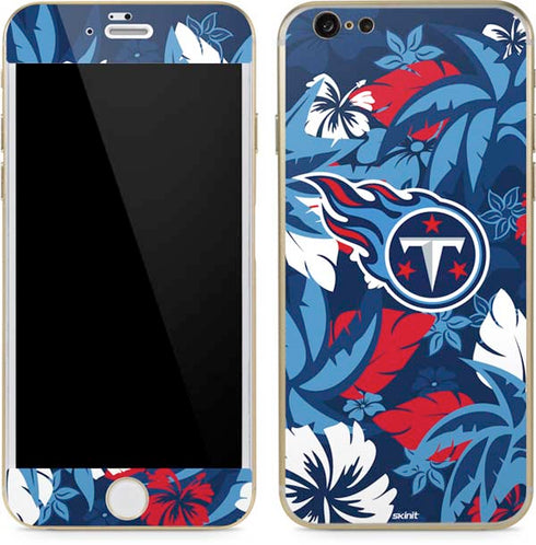 NFL Tennessee Titans Tropical Print iPhone 6/6s Skin