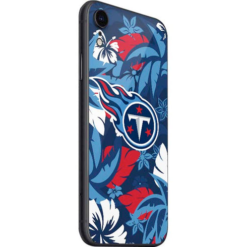 NFL Tennessee Titans Tropical Print iPhone SE (2nd & 3rd Gen) Skin