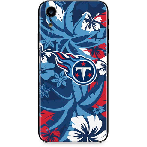 NFL Tennessee Titans Tropical Print iPhone XR Skin