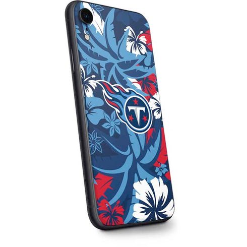 NFL Tennessee Titans Tropical Print iPhone XR Skin