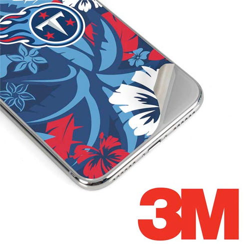 NFL Tennessee Titans Tropical Print iPhone XS Max Skin