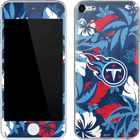 NFL Tennessee Titans Tropical Print Apple iPod Skin