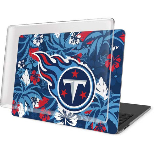 NFL Tennessee Titans Tropical Print MacBook Pro 16in (2019-20) Case plus Skin