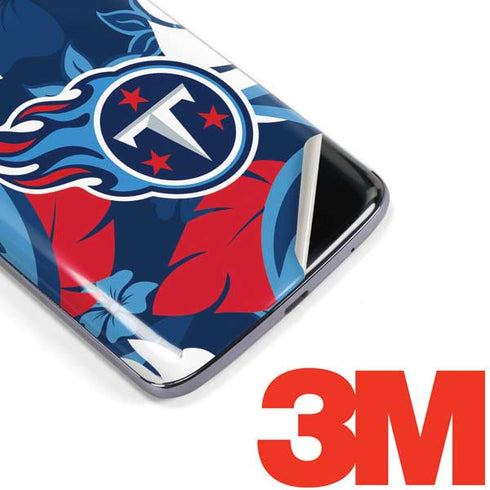 NFL Tennessee Titans Tropical Print Moto E5 Plus Skin