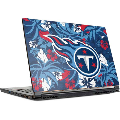 NFL Tennessee Titans Tropical Print MSI GS65 Stealth Laptop Skin