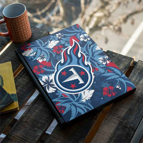 NFL Tennessee Titans Tropical Print MSI GS65 Stealth Laptop Skin