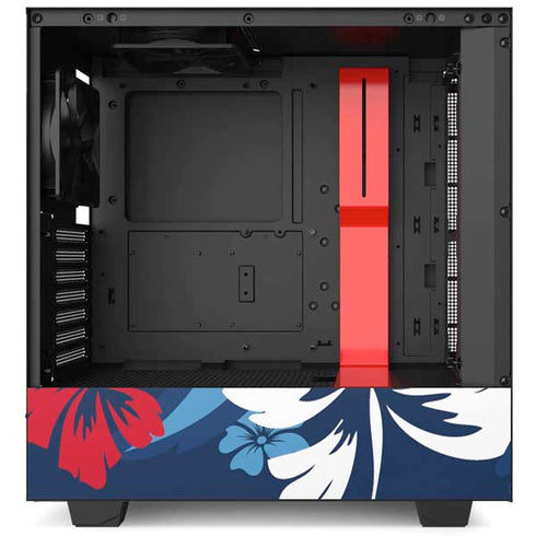NFL Tennessee Titans Tropical Print NZXT H510 Compact ATX Mid-Tower Case Skin