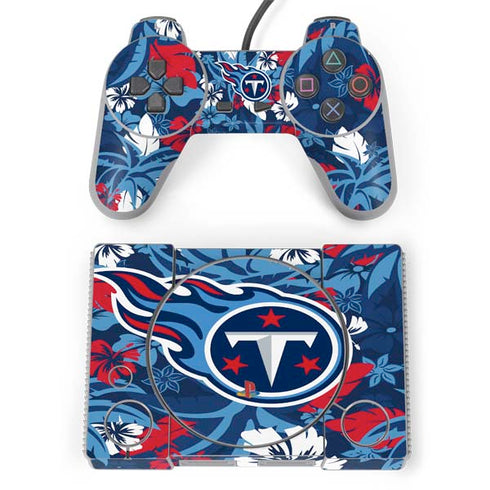 NFL Tennessee Titans Tropical Print PlayStation Classic Bundle Skin
