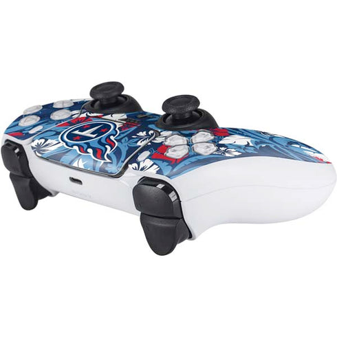 NFL Tennessee Titans Tropical Print PS5 Controller Skin