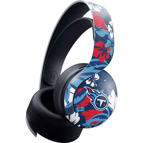 NFL Tennessee Titans Tropical Print PULSE 3D Wireless Headset for PS5 Skin