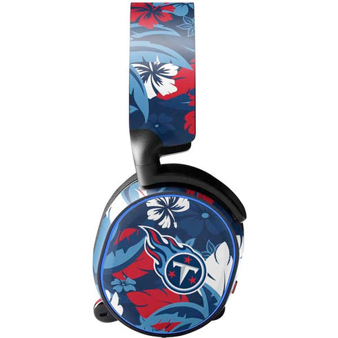 NFL Tennessee Titans Tropical Print SteelSeries Arctis 3 Skin