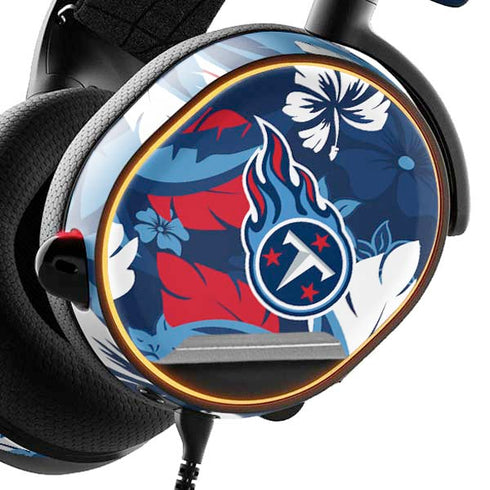 NFL Tennessee Titans Tropical Print SteelSeries Arctis 5 Skin