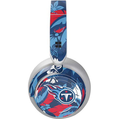 NFL Tennessee Titans Tropical Print Surface Headphones Skin