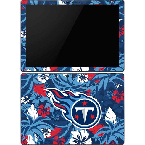 NFL Tennessee Titans Tropical Print Surface Pro 6 Skin